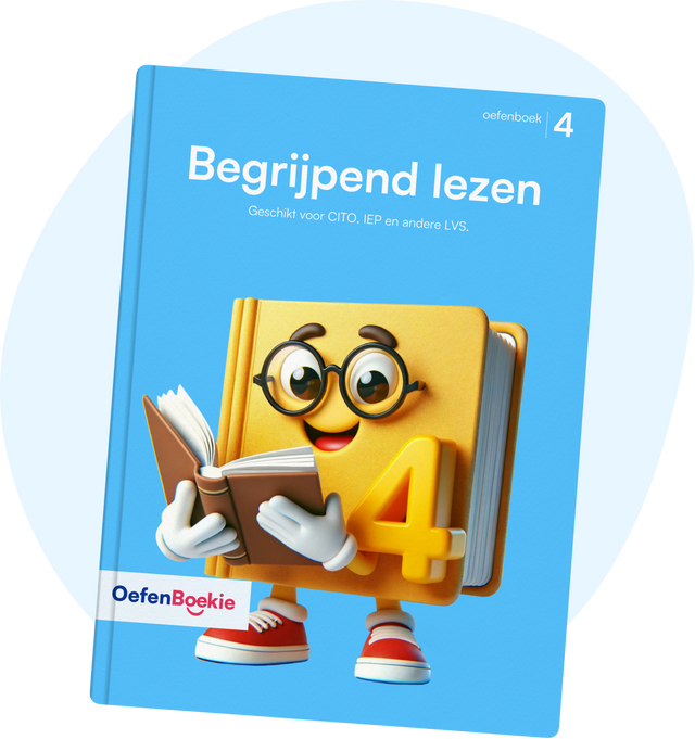 Begrijpend lezen Oefenboekie - Groep 4 (Eind)
