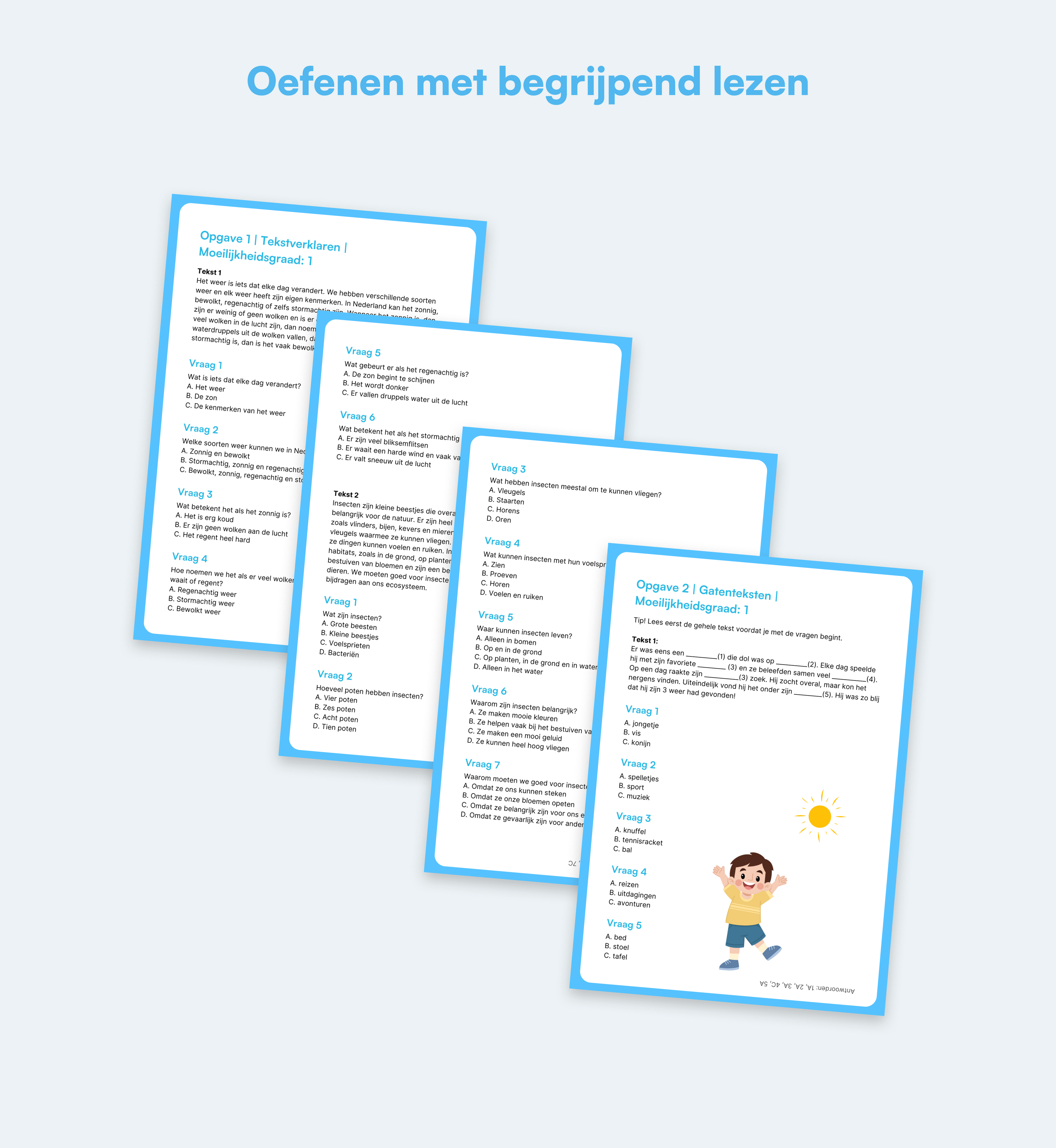 Begrijpend lezen Oefenboekie - Groep 5 (Eind)
