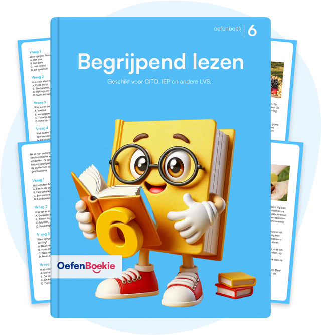 Begrijpend lezen Oefenboekie - Groep 6 (Eind)