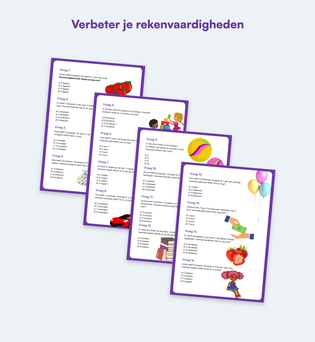 Rekenen Oefenboeken - Groep 4 (Eind)