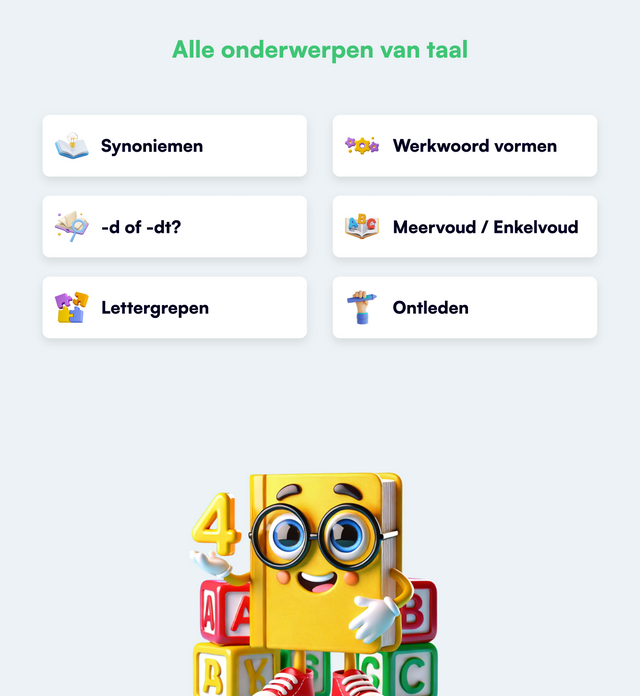 Taal Oefenboekie - Groep 4 (Eind)