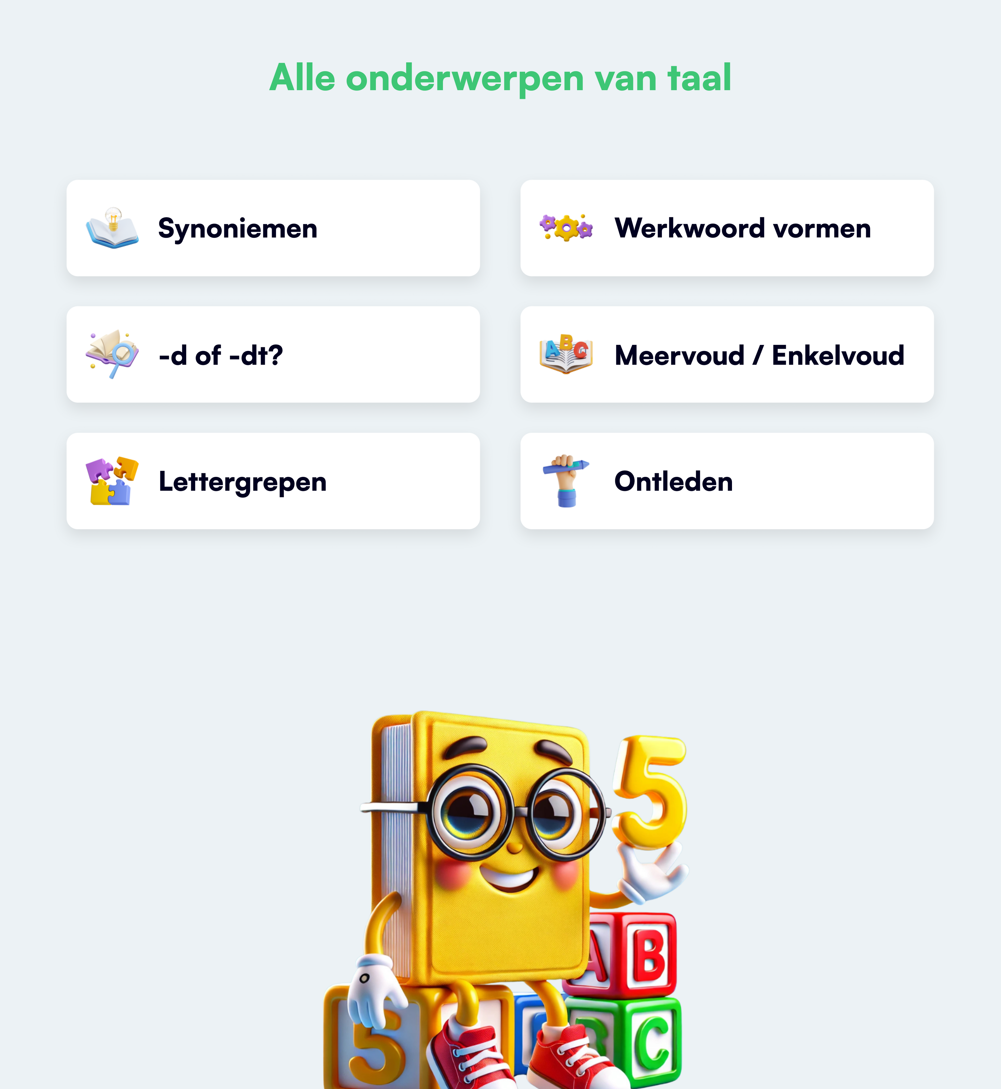 Taal Oefenboekie - Groep 5 (Eind)