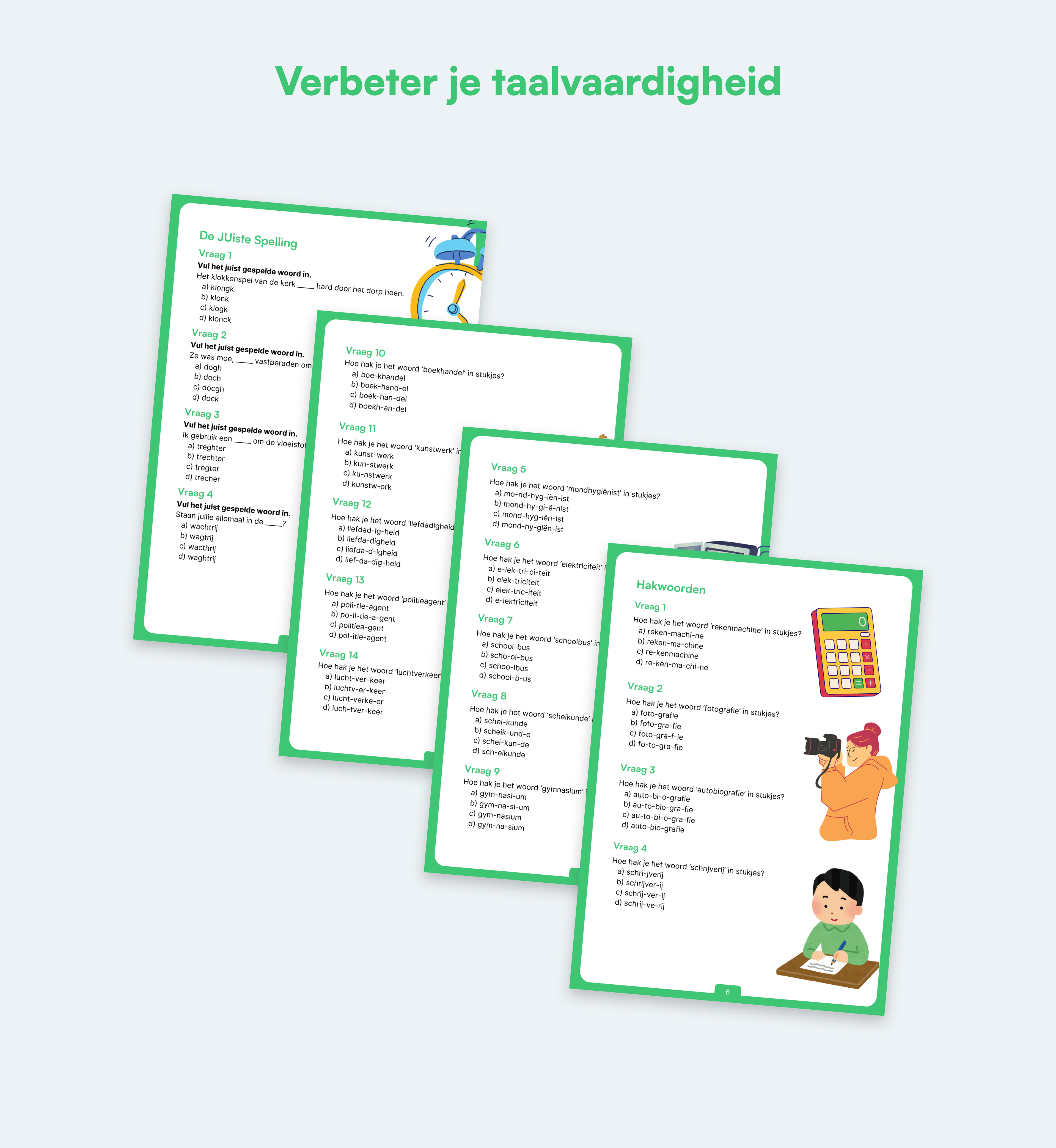 Taal Oefenboekie - Groep 6 (Midden)