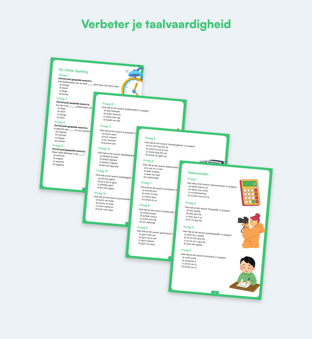 Taal Oefenboekie - Groep 6 (Midden)