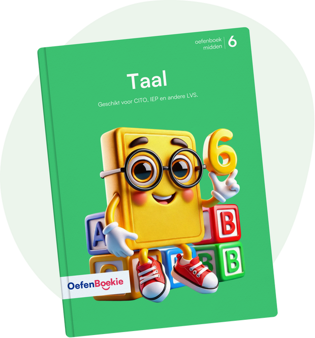 Taal Oefenboekie - Groep 6 (Midden)