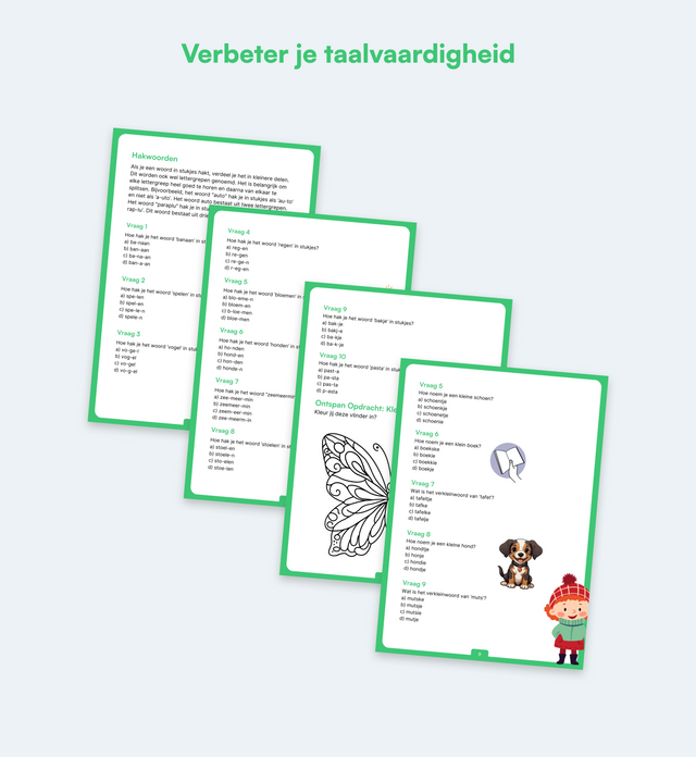Taal Oefenboekie - Groep 3 (Eind)