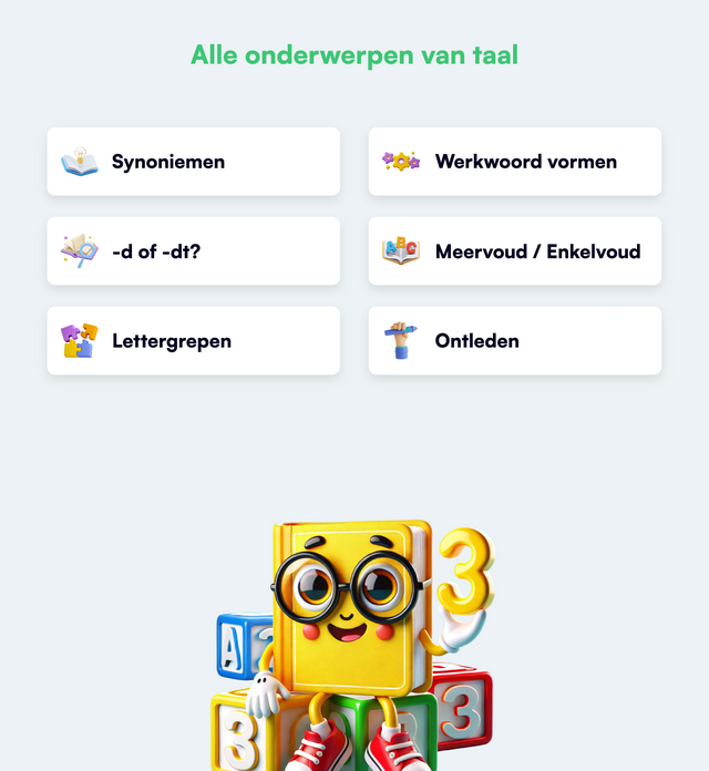 Taal Oefenboekie - Groep 3 (Eind)
