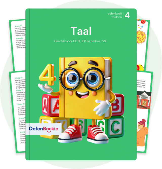 Taal Oefenboekie - Groep 4 (Eind)