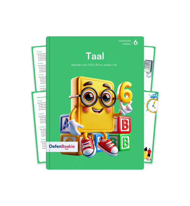 Groep 6 Oefenboekie bundel (Midden)