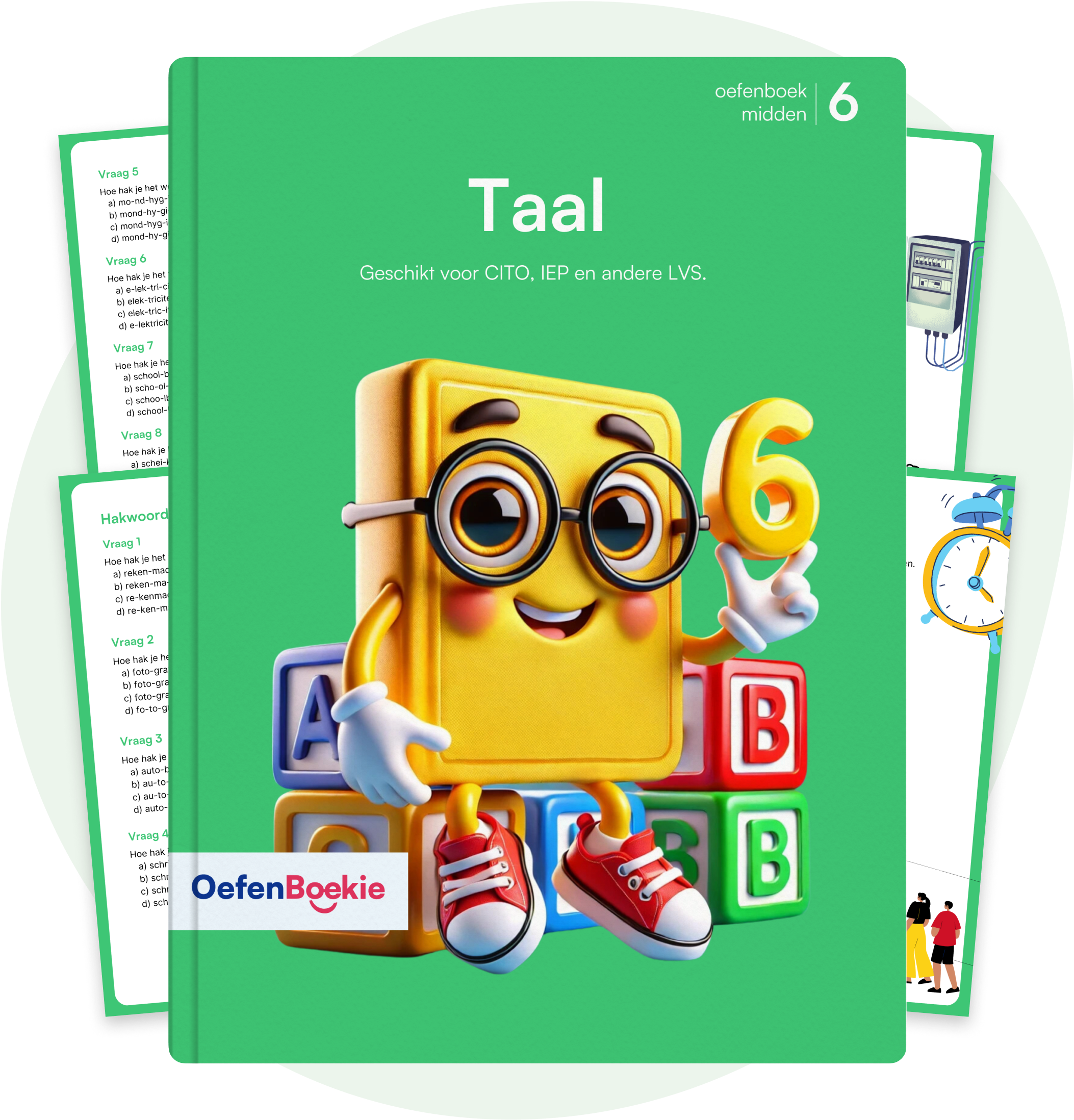 Taal Oefenboekie - Groep 6 (Midden)