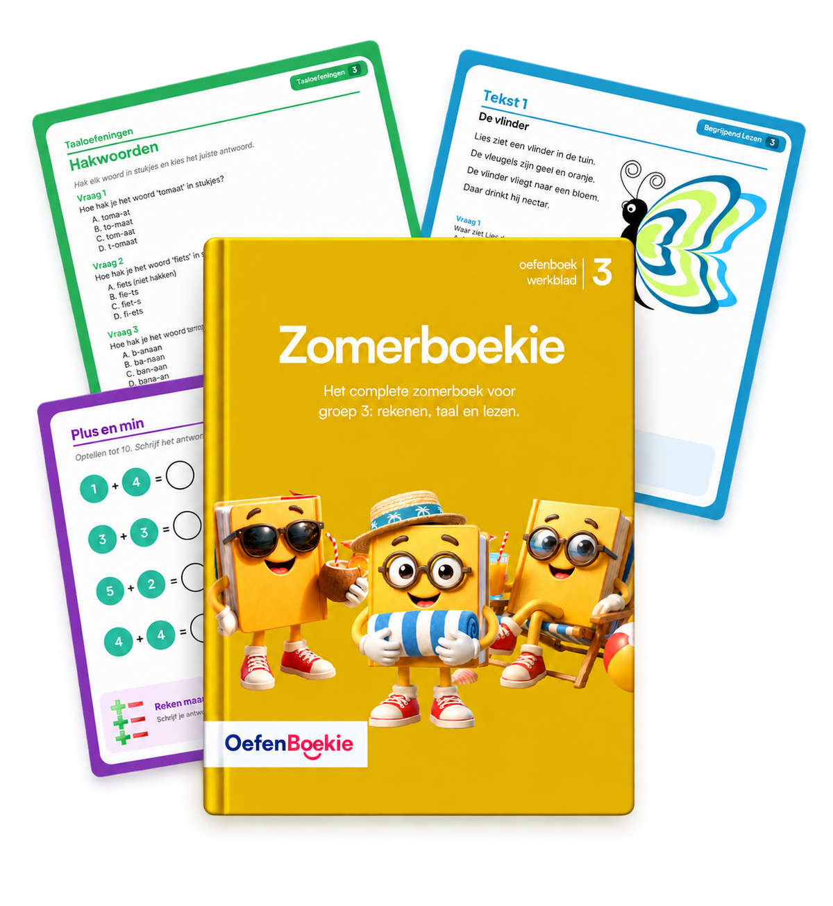 Zomerboekie groep 3 - inkijkpagina's
