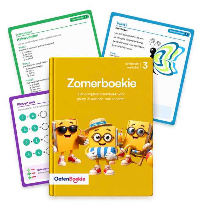 Zomerboekie groep 3 - inkijkpagina's
