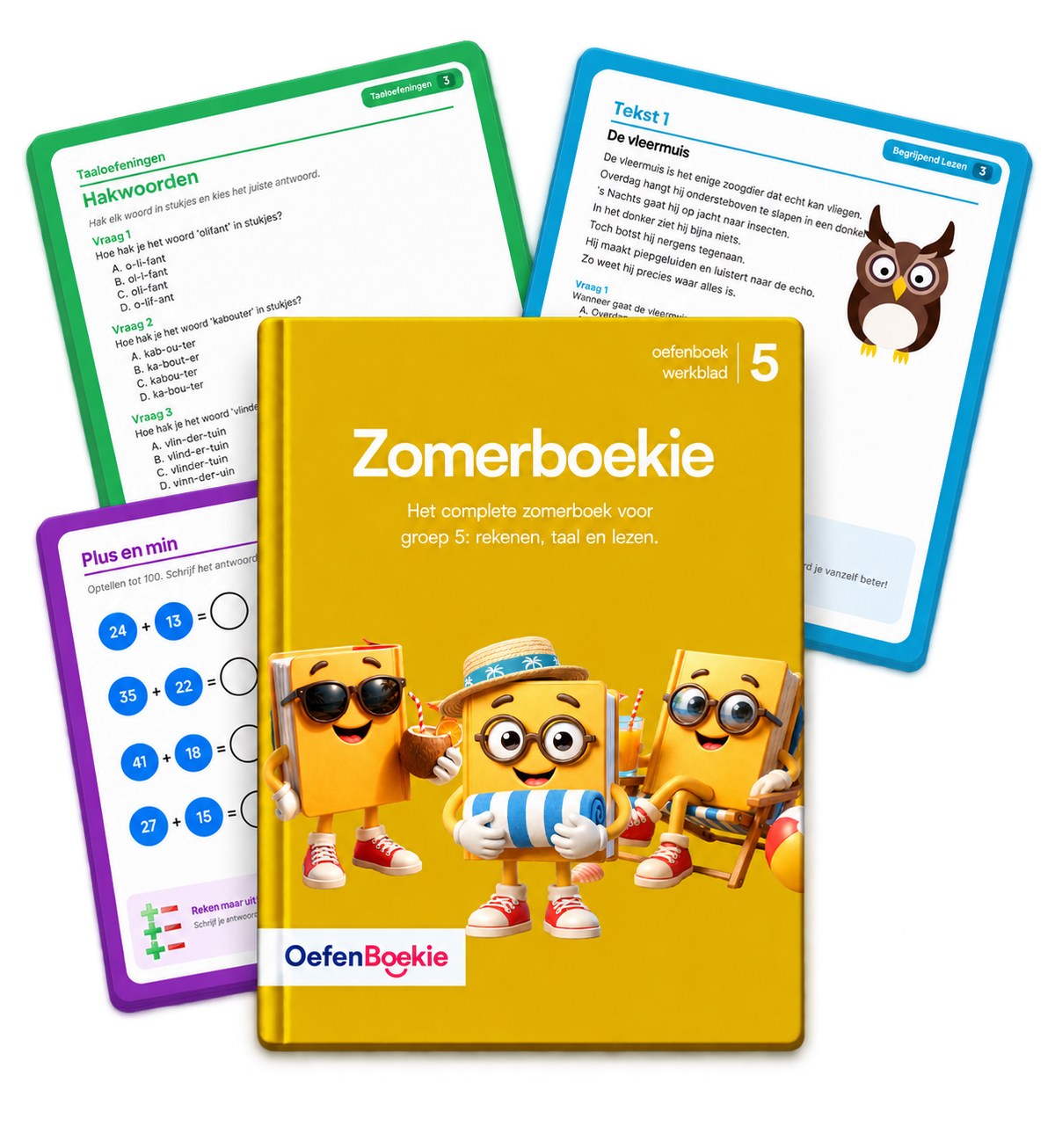 Zomerboekie groep 5 - inkijkpagina's