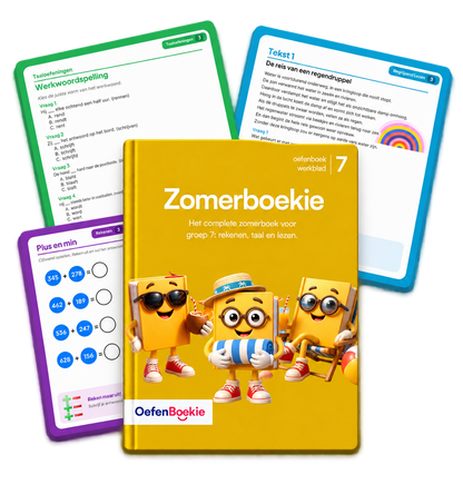 Zomerboekie groep 7 - inkijkpagina's