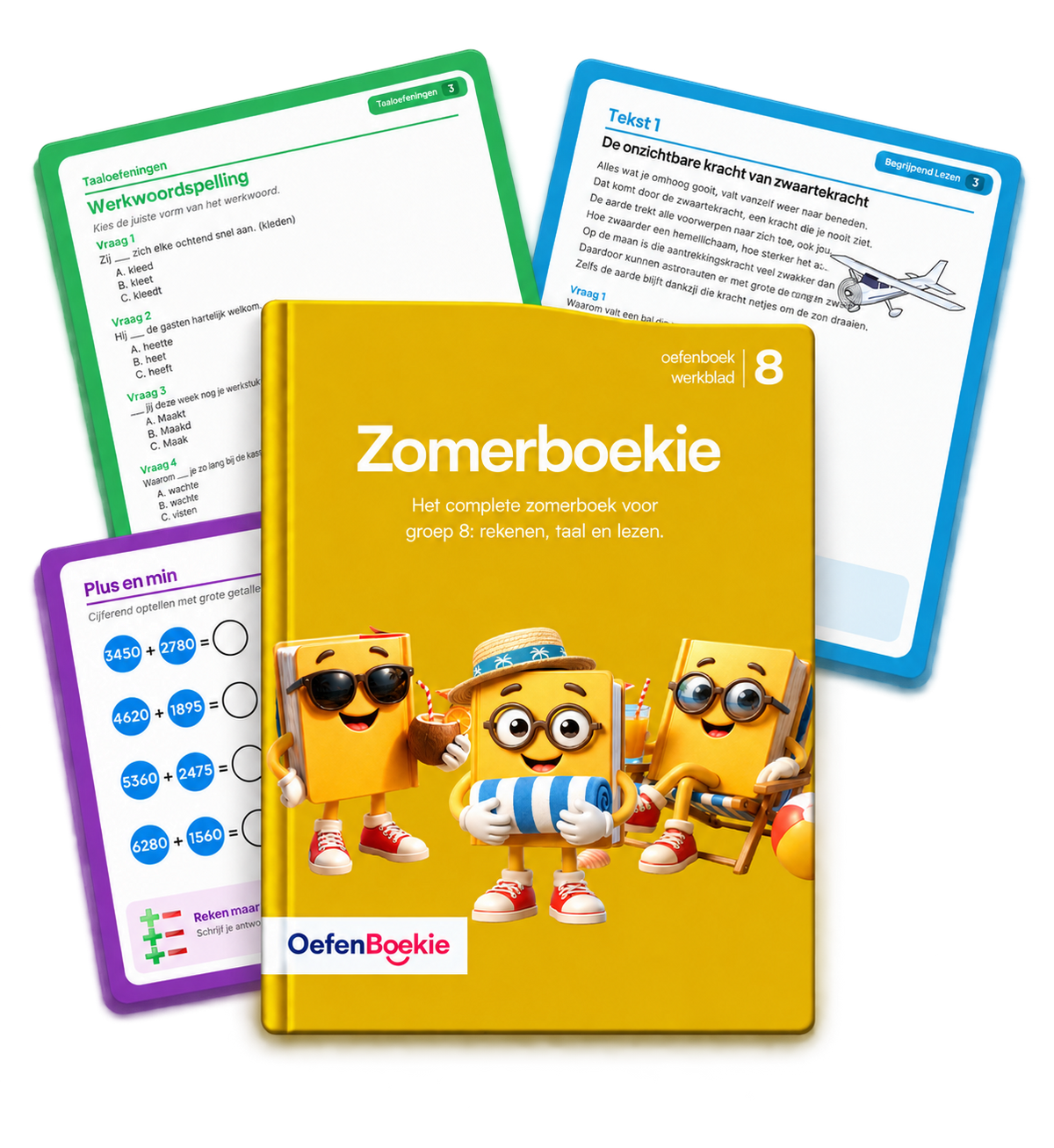 Zomerboekie groep 8 - inkijkpagina's