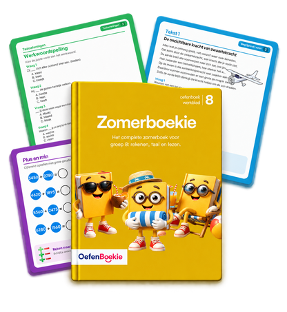 Zomerboekie groep 8 - inkijkpagina's